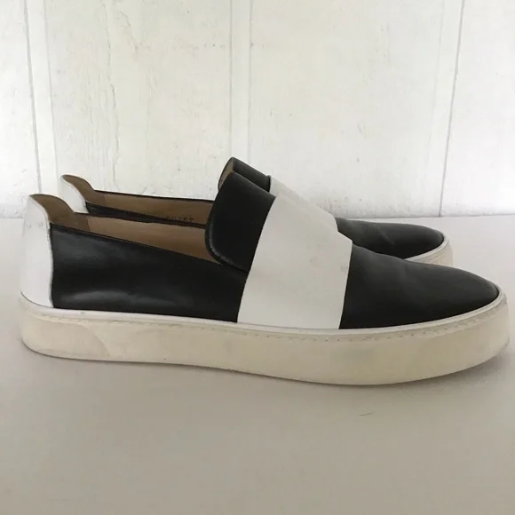 STUART WEITZMAN LEATHER CASUAL LOAFER SNEAKERS SIZE 9 - Picture 5 of 14